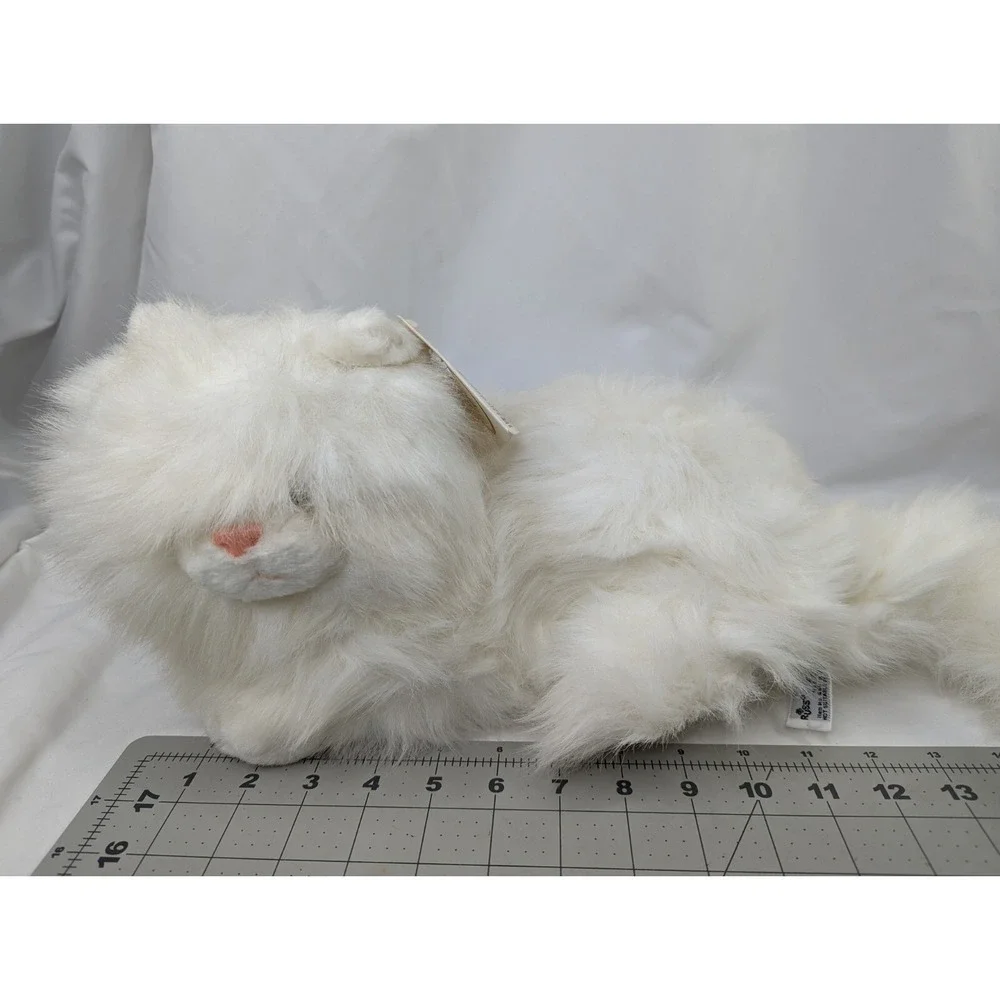 Russ Nikki White Cat Plush 12 Inch Caress Pets Stuffed Animal Toy‎